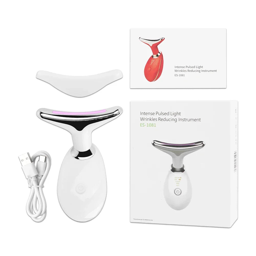 LED Facial Massager – 7-in-1 Light Therapy & Skin Tightening Tool