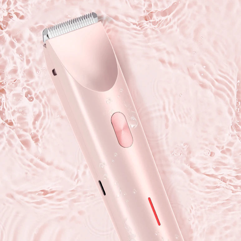 Pink Shaver - Dual-End Rotary Shaver & Trimmer for Women