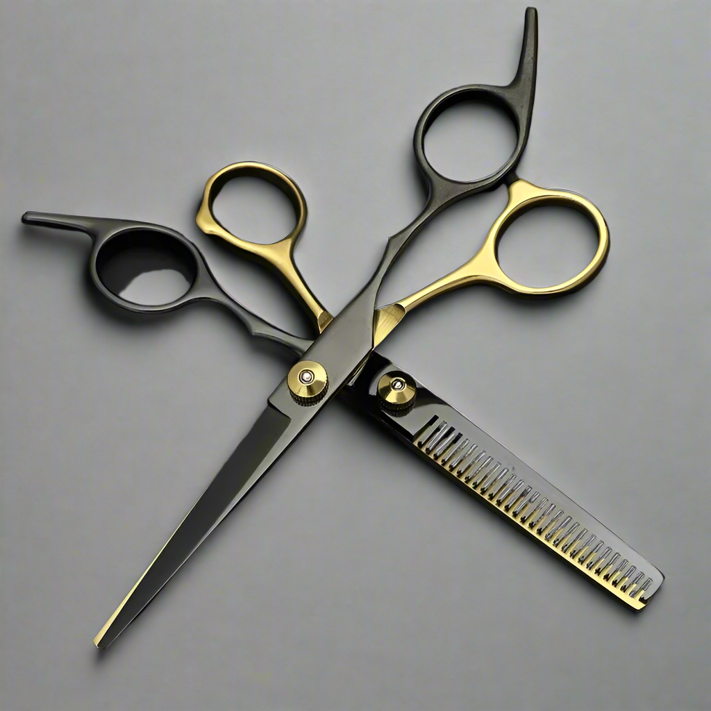 Professional Hair Cutting Scissors – Stainless Steel Barber & Home Shears
