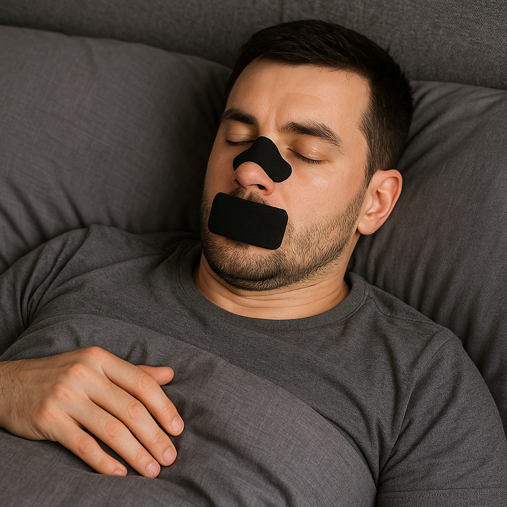 Sleeping Mouth Tape & Nose Strips – Anti-Snore Solution for Better Breathing & Sleep