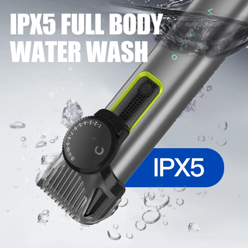 Beard Trimmer for Men – Cordless Hair Clippers with Adjustable Guards & Waterproof Design