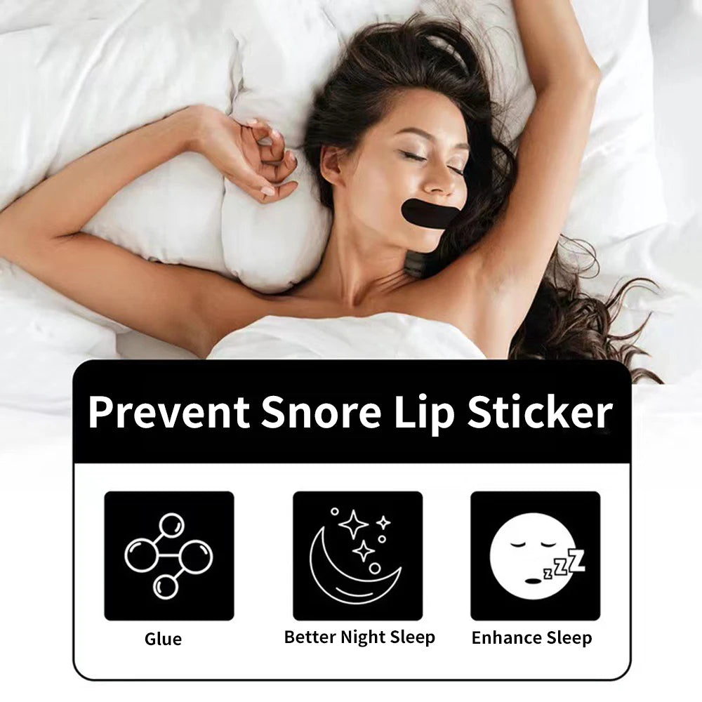 Sleeping Mouth Tape & Nose Strips – Anti-Snore Solution for Better Breathing & Sleep